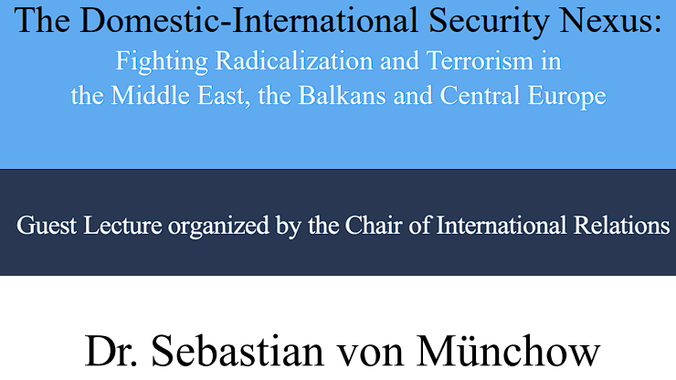 Sebastian von Münchow lecture poster